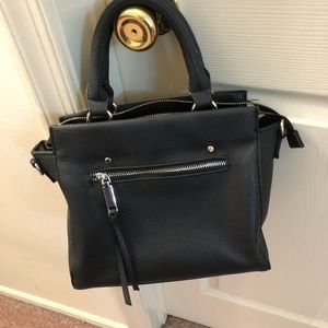 Black Vegan Faux Leather Bag Free People